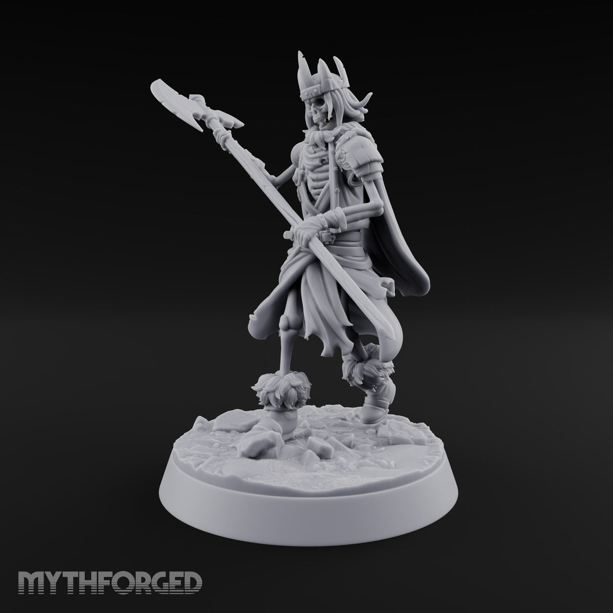 Bones Still Taking Orders Skeleton Warrior A — Spear