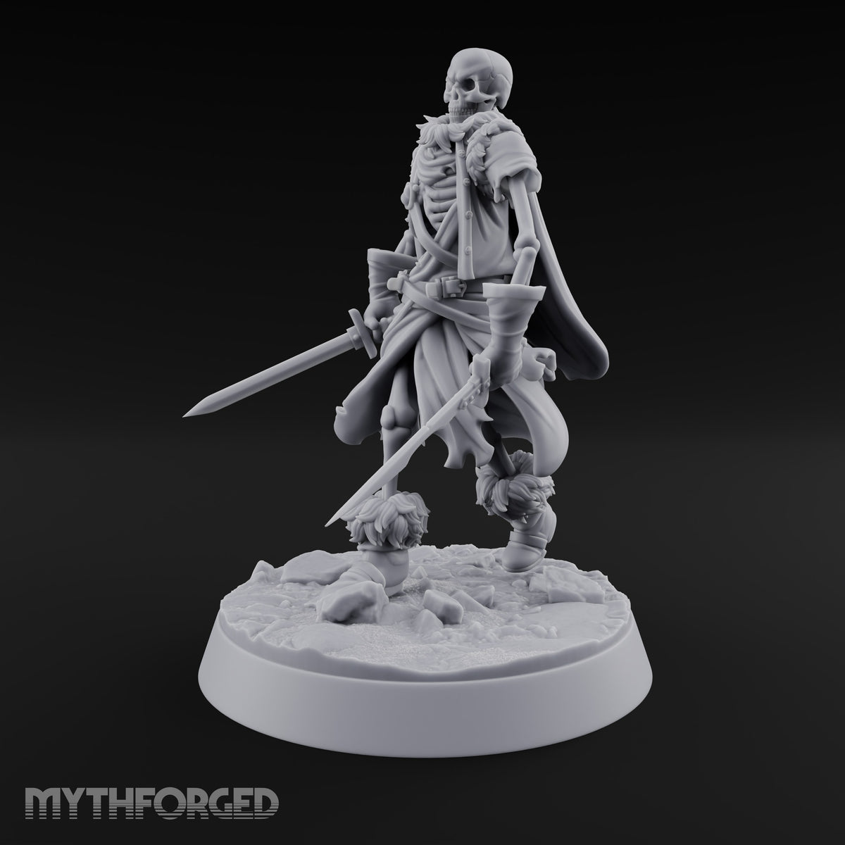 Bones Still Taking Orders Skeleton Warrior A — Twin Swords
