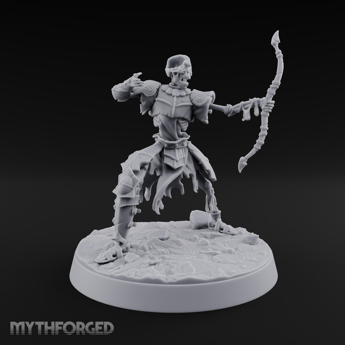Still Answering the Muster Skeleton Warriors — B · Twin Swords + Spear (Pointing) + Axe · Mounted