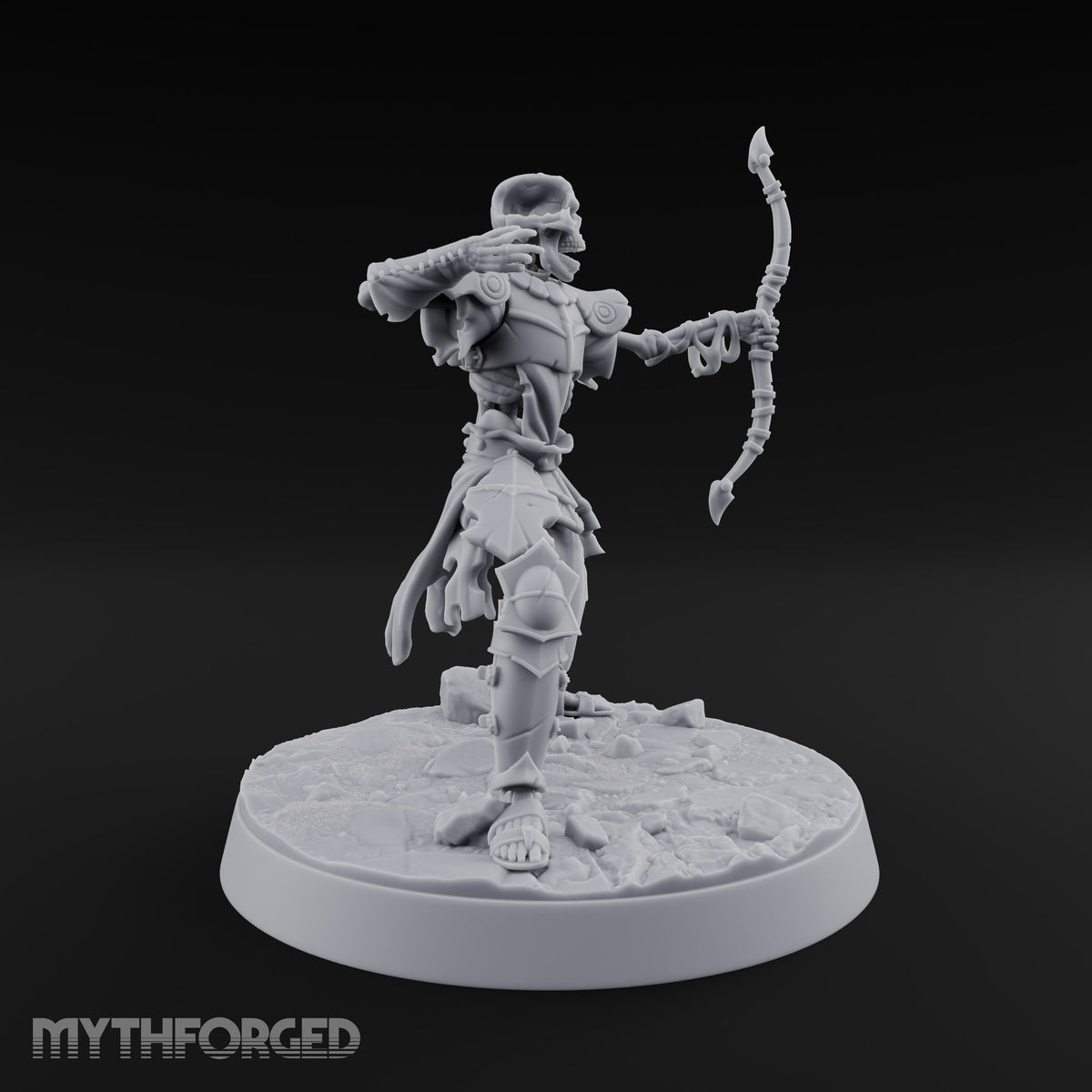 Still Answering the Muster Skeleton Warrior B — Spear (Pointing)
