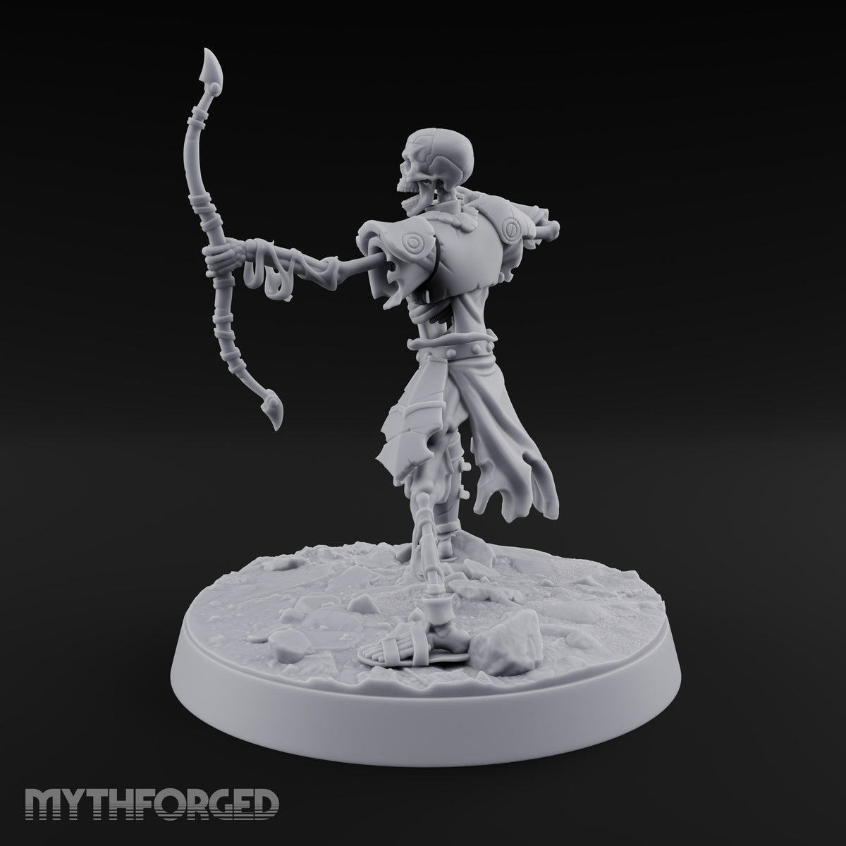 Still Answering the Muster Skeleton Warrior B — Spear (Pointing)