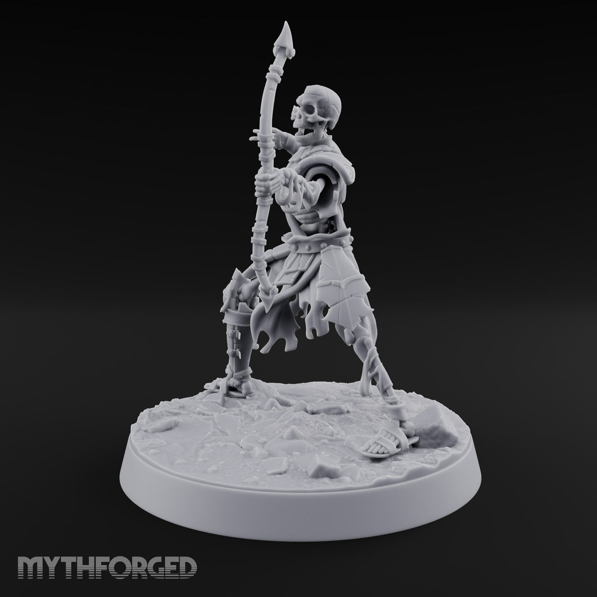 Bones Still Taking Orders Skeleton Warrior B — Spear (Pointing)