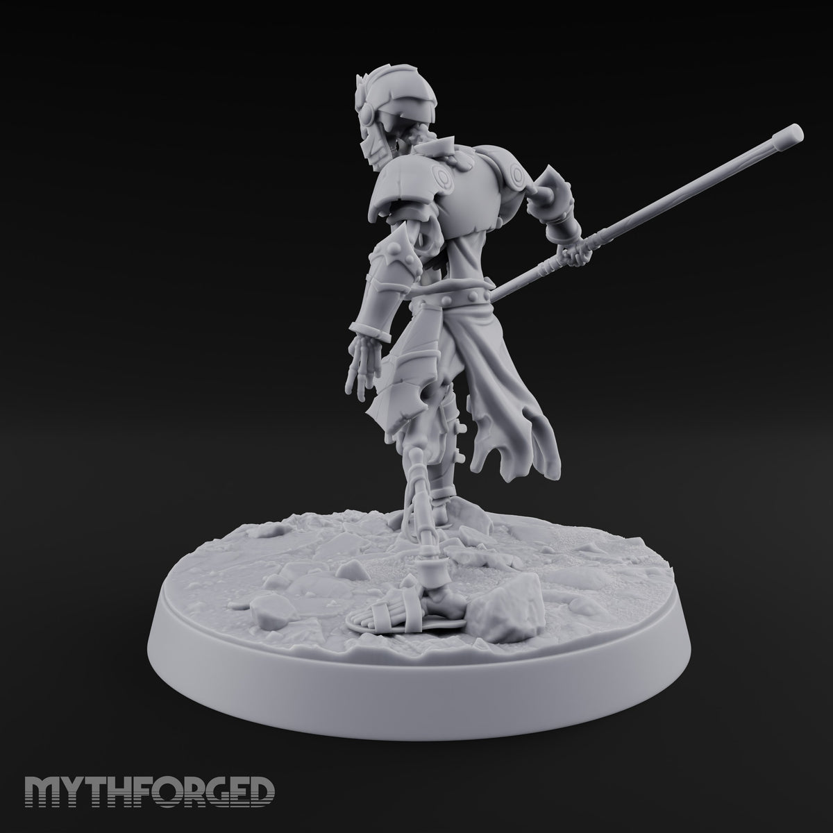Still Answering the Muster Skeleton Warrior B — Spear (Thrusting)