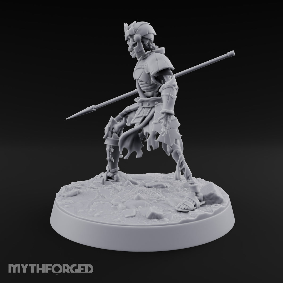 Still Answering the Muster Skeleton Warrior B — Spear (Thrusting)