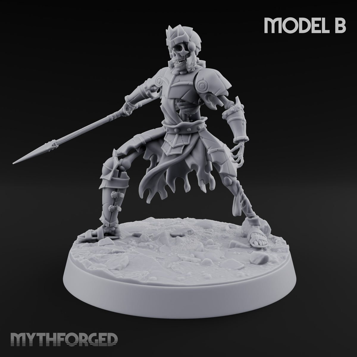 Bones Still Taking Orders Skeleton Warriors — B · Spear + Spear (Thrusting) + Dagger