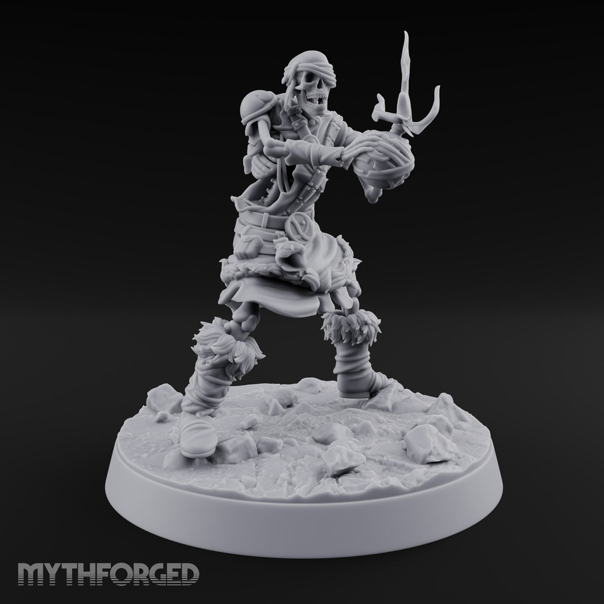 Bones Still Taking Orders Skeleton Warrior C — Flaming Orb