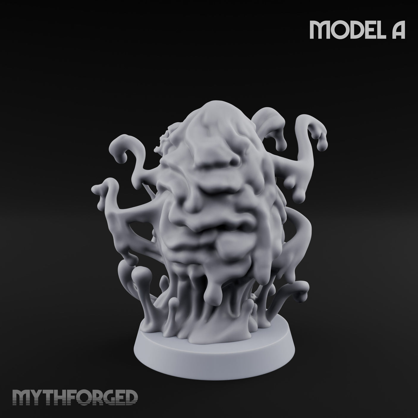 Skull Seeping Oblex Horror A Miniature for Dungeons and Dragons, Pathfinder or other TTRPGs