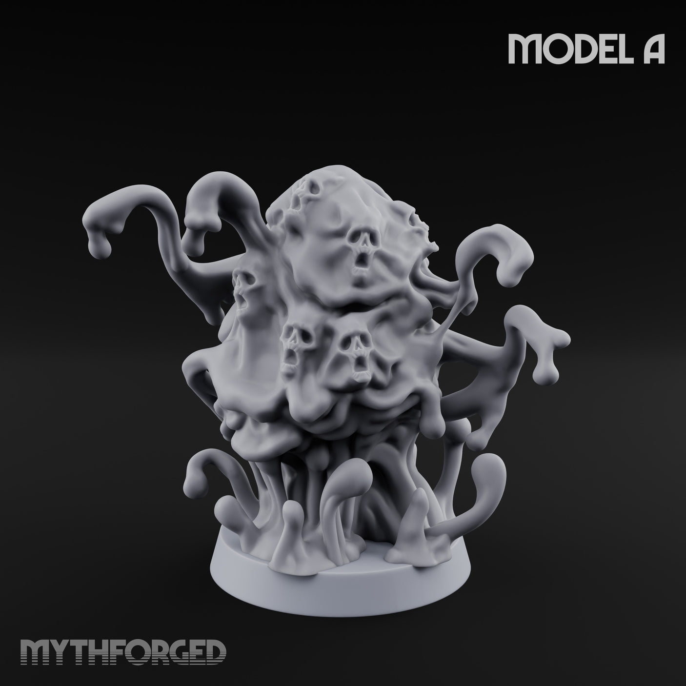 Skull Seeping Oblex Horror A Miniature for Dungeons and Dragons, Pathfinder or other TTRPGs