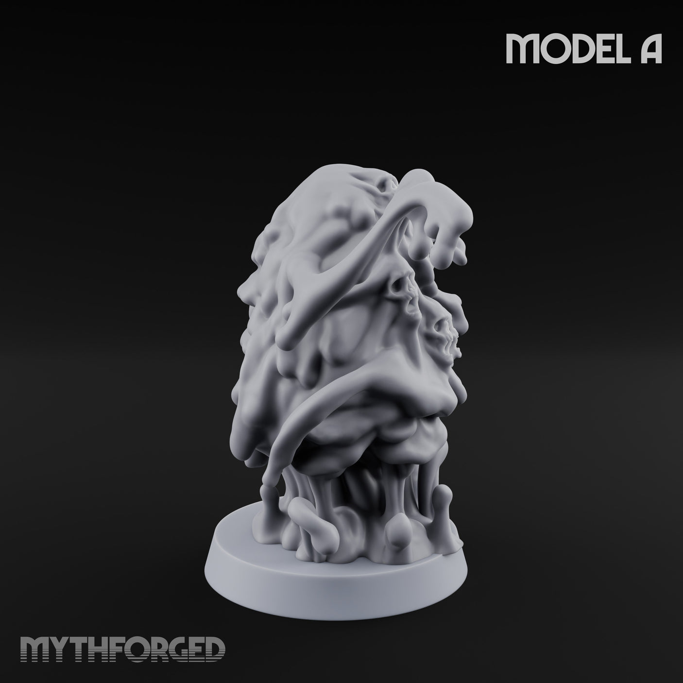 Skull Seeping Oblex Horrors Miniature for Dungeons and Dragons, Pathfinder or other TTRPGs