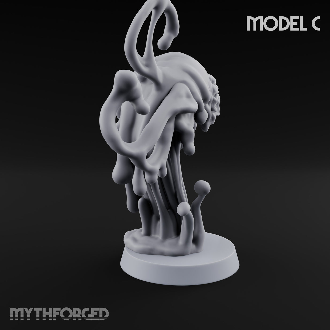 Skull Seeping Oblex Horrors Miniature for Dungeons and Dragons, Pathfinder or other TTRPGs