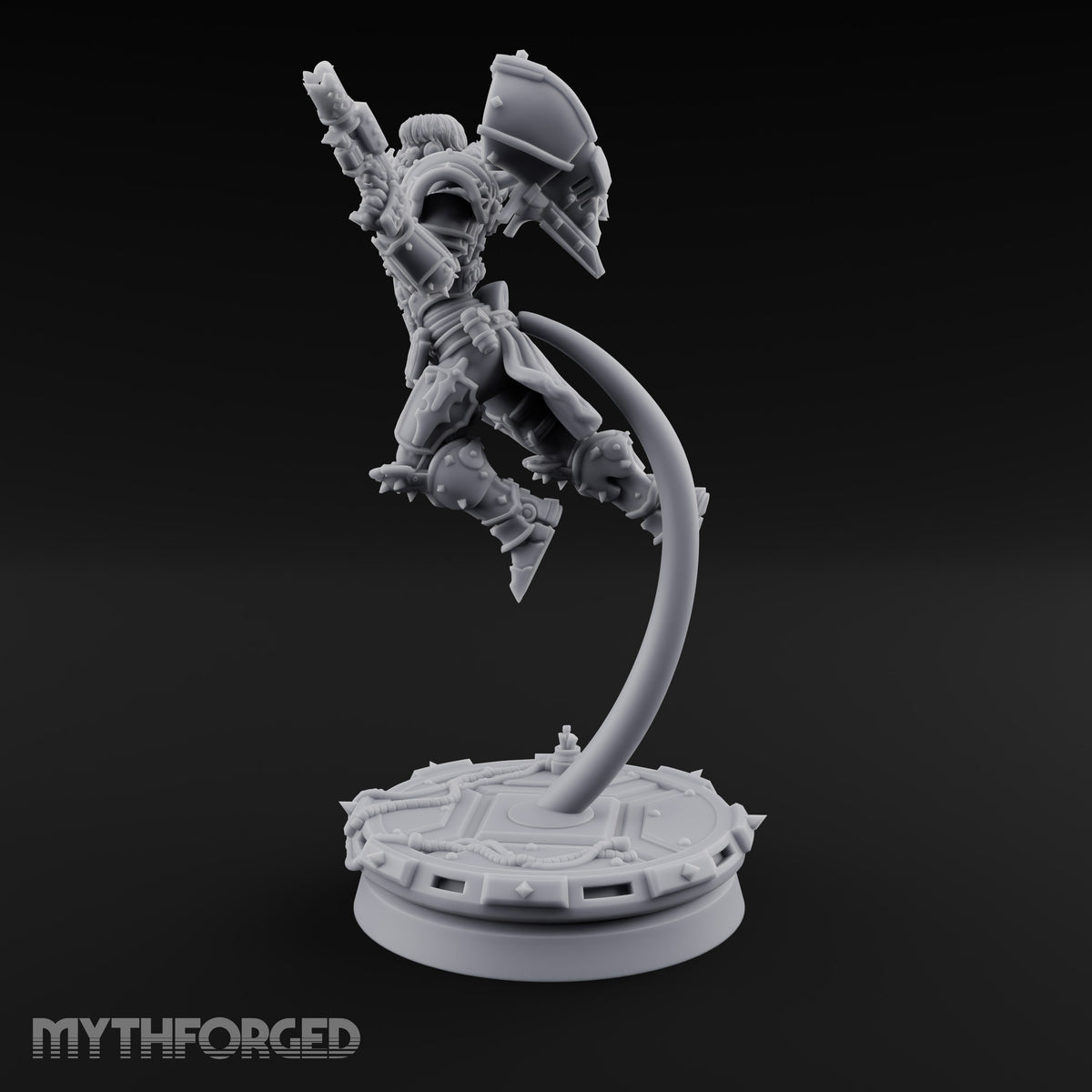 Prayers Descend Armed Human Jump Pack Warrior A