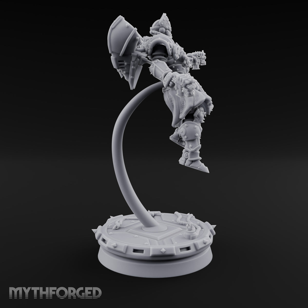Prayers Descend Armed Human Jump Pack Warrior B
