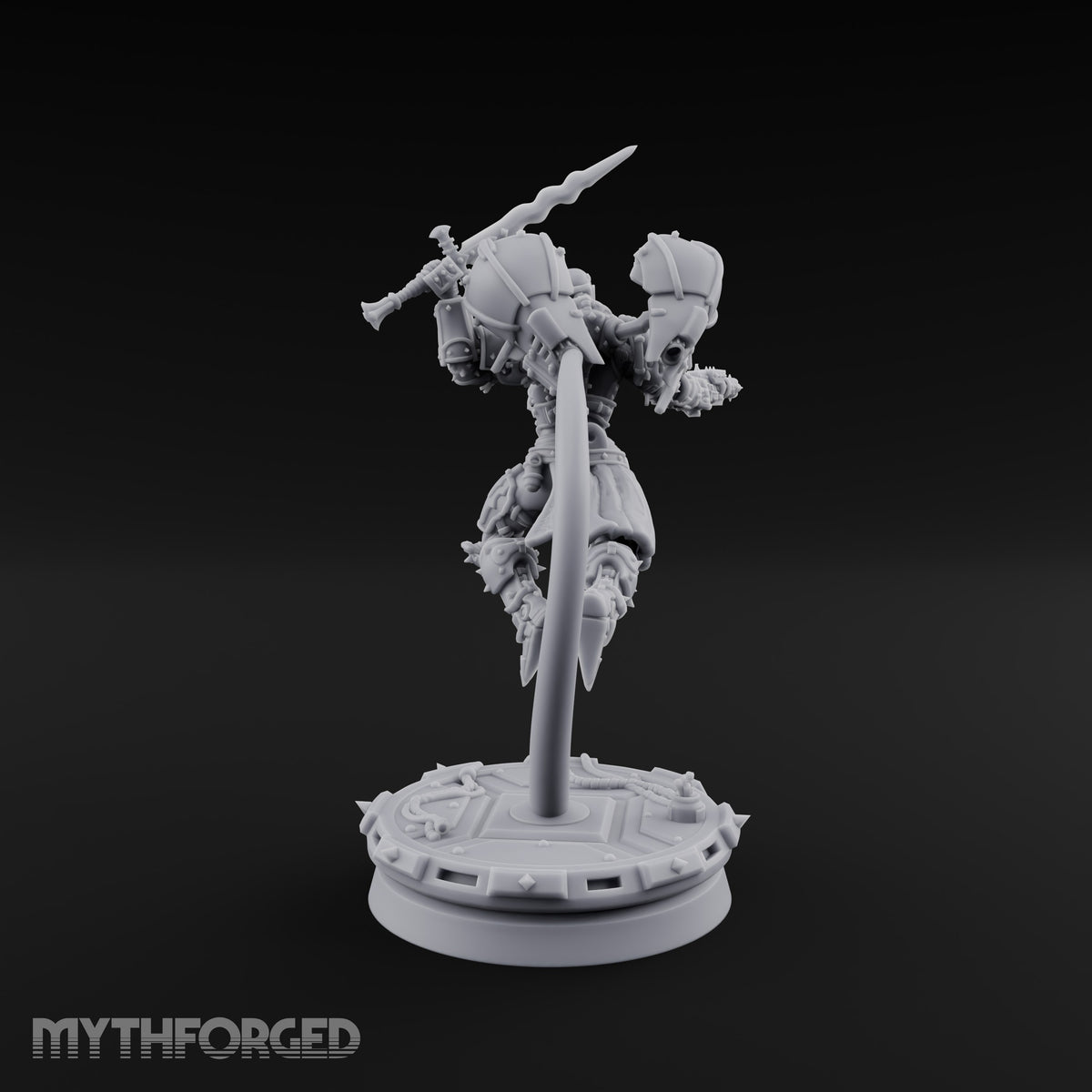 Prayers Descend Armed Human Jump Pack Warrior D