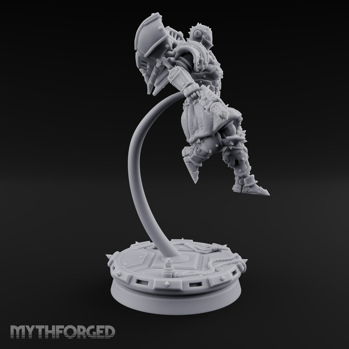 Prayers Descend Armed Human Jump Pack Warriors — E
