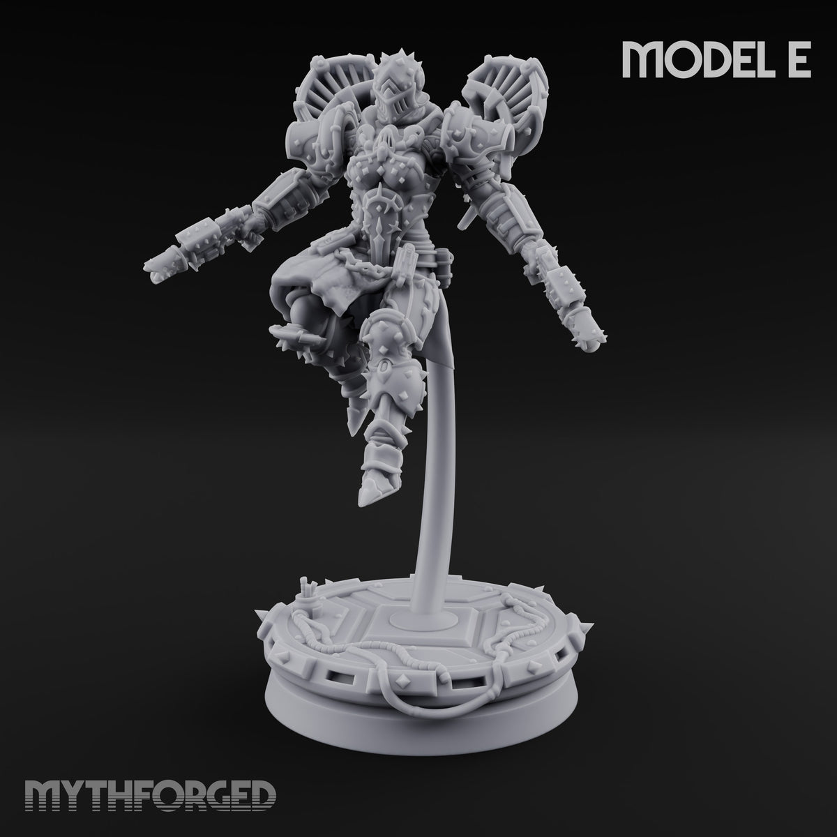 Prayers Descend Armed Human Jump Pack Warrior E