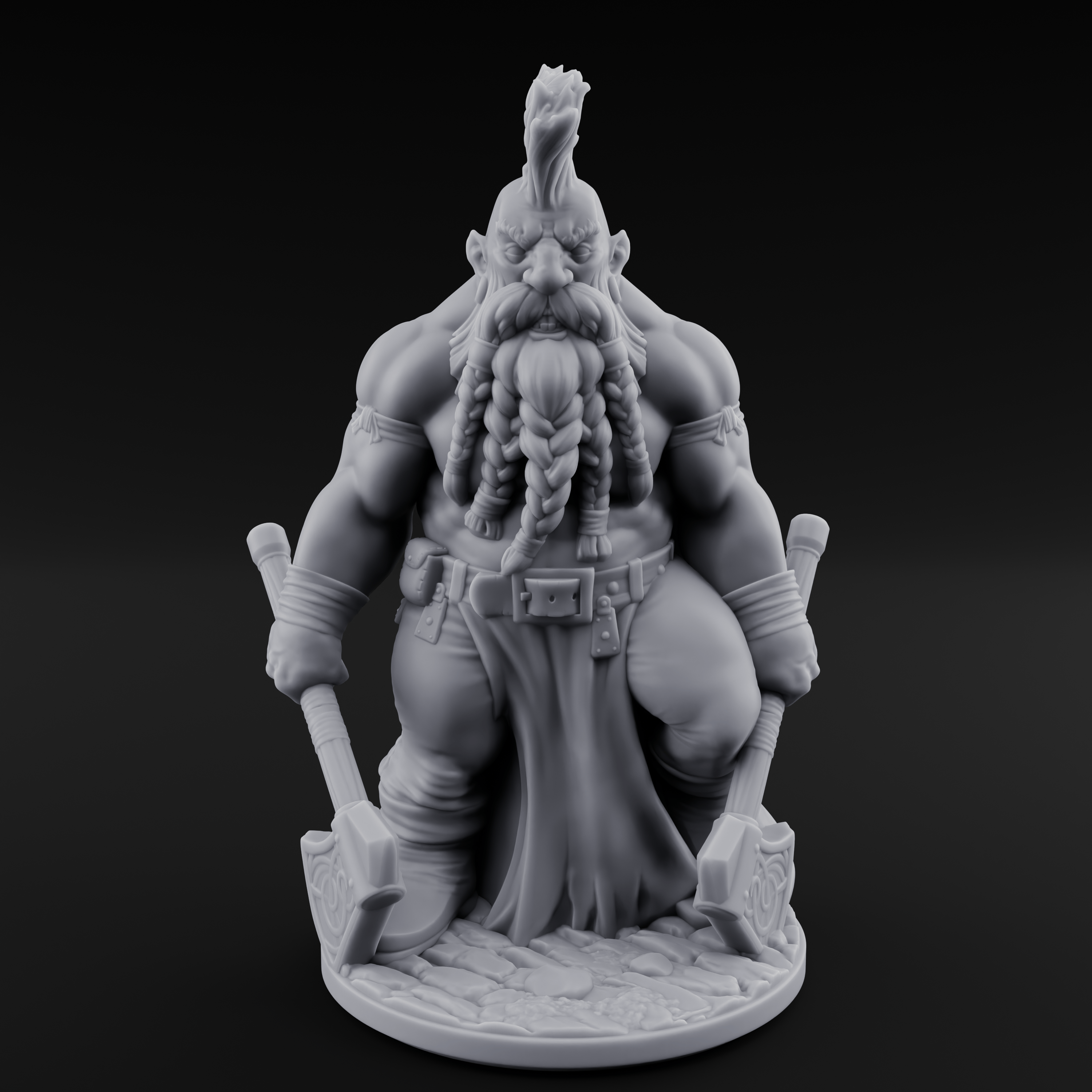 Mohawked And Ready Dwarf Slayers