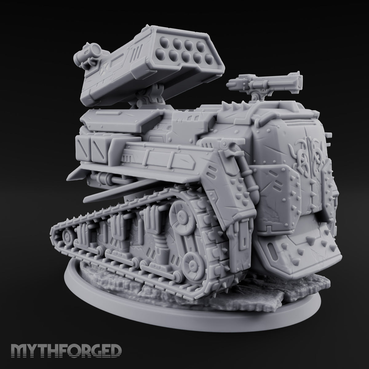 Rocket Pod, Rust Plating Modron Tracked Rocket Automaton — Rocket