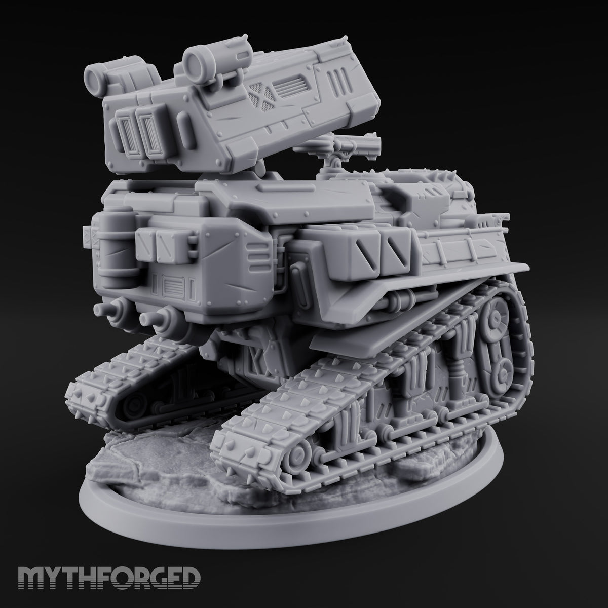 Rocket Pod, Rust Plating Modron Tracked Rocket Automaton — Rocket