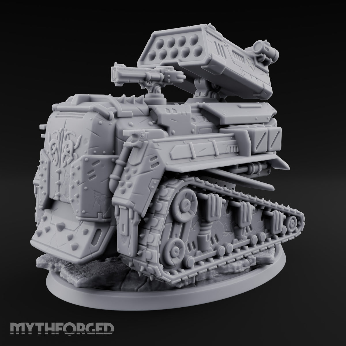 Rocket Pod, Rust Plating Modron Tracked Rocket Automaton — Rocket