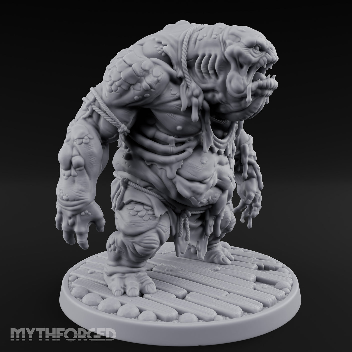 Slime Dripping Maw Gaping Sea Hag Miniature for Dungeons and Dragons, Pathfinder or other TTRPGs
