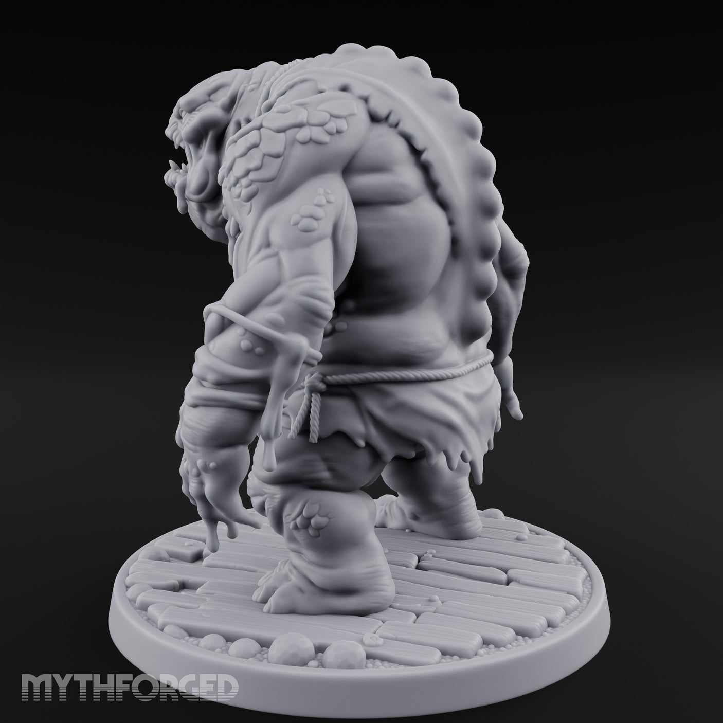 Slime Dripping Maw Gaping Sea Hag Miniature for Dungeons and Dragons, Pathfinder or other TTRPGs