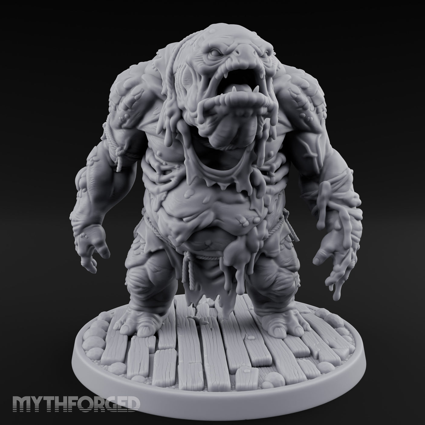 Slime Dripping Maw Gaping Sea Hag Miniature for Dungeons and Dragons, Pathfinder or other TTRPGs