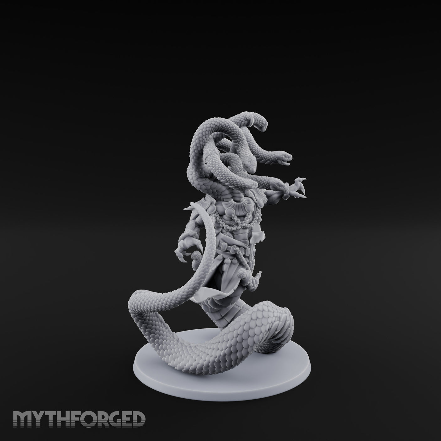 Snake Hair Striking Medusa Warrior gallery 3