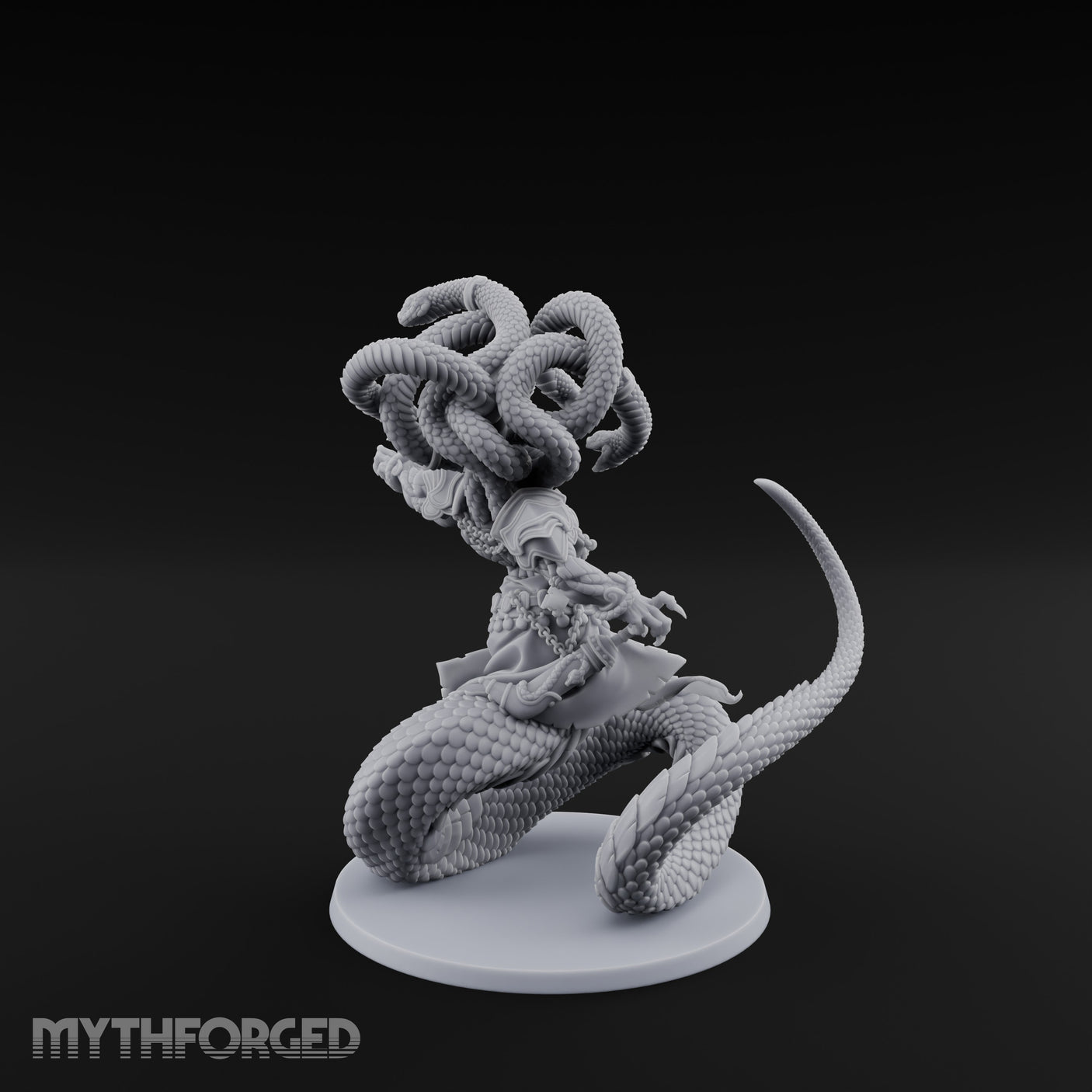 Snake Hair Striking Medusa Warrior gallery 5