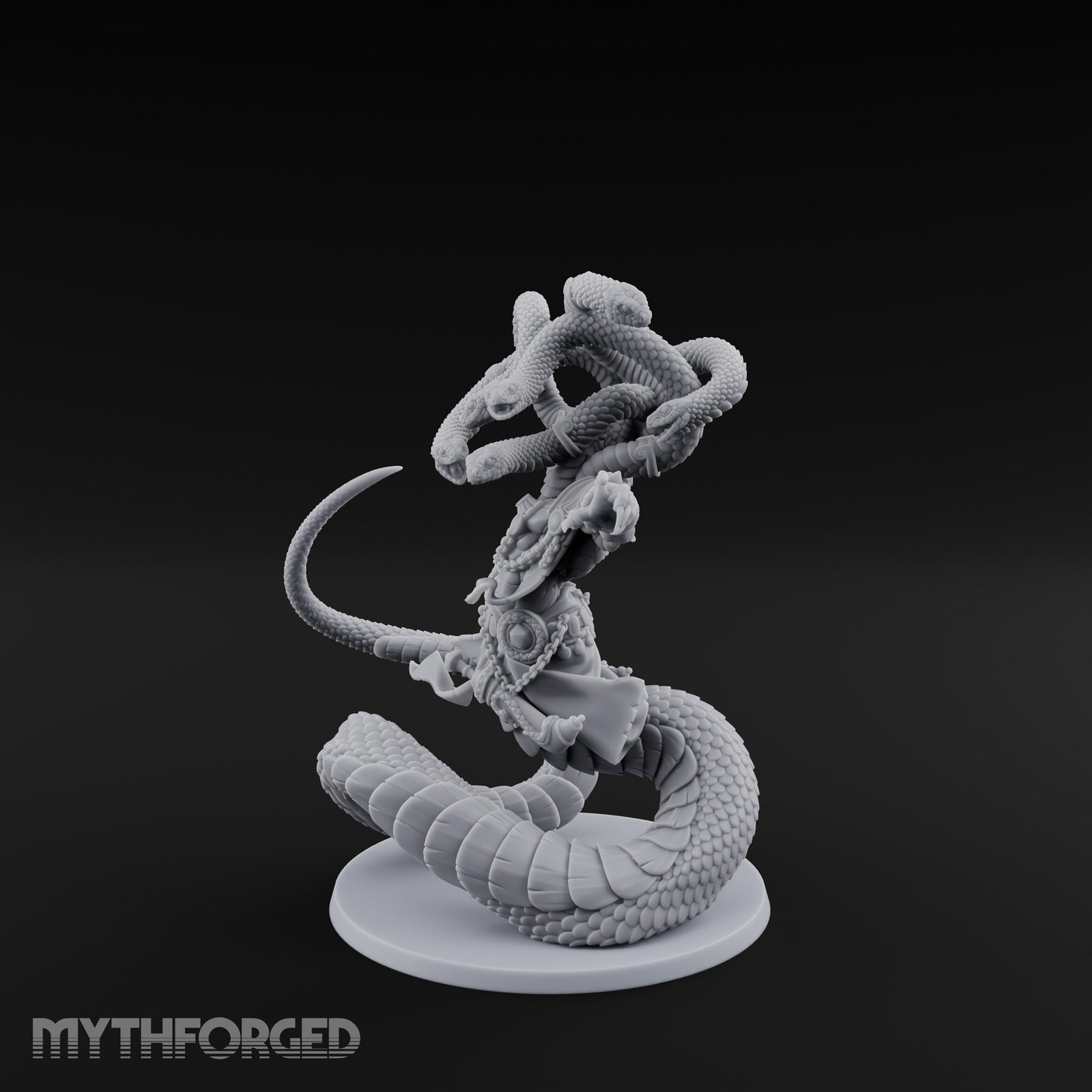 Snake Hair Striking Medusa Warrior gallery 8