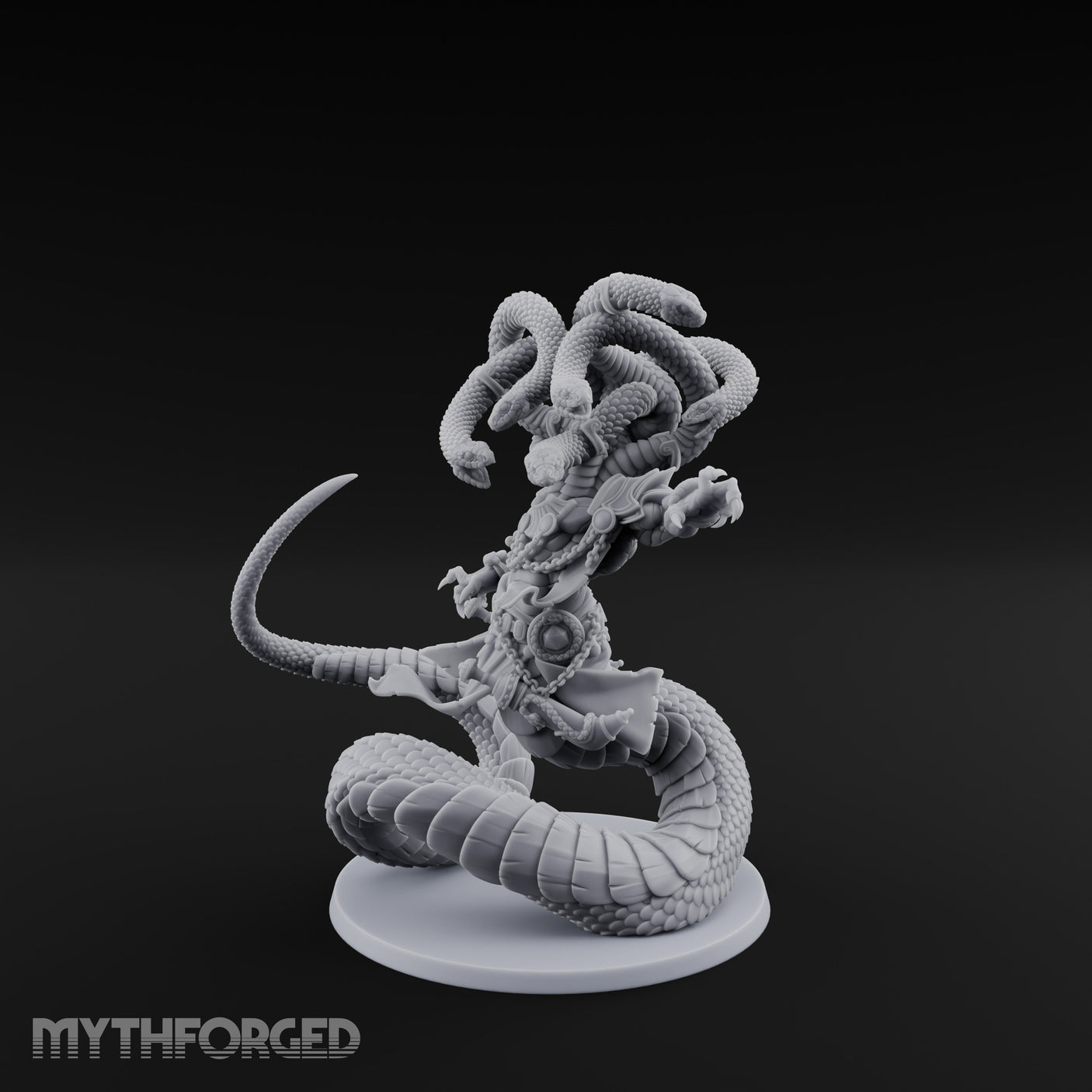 Snake Hair Striking Medusa Warrior gallery 9