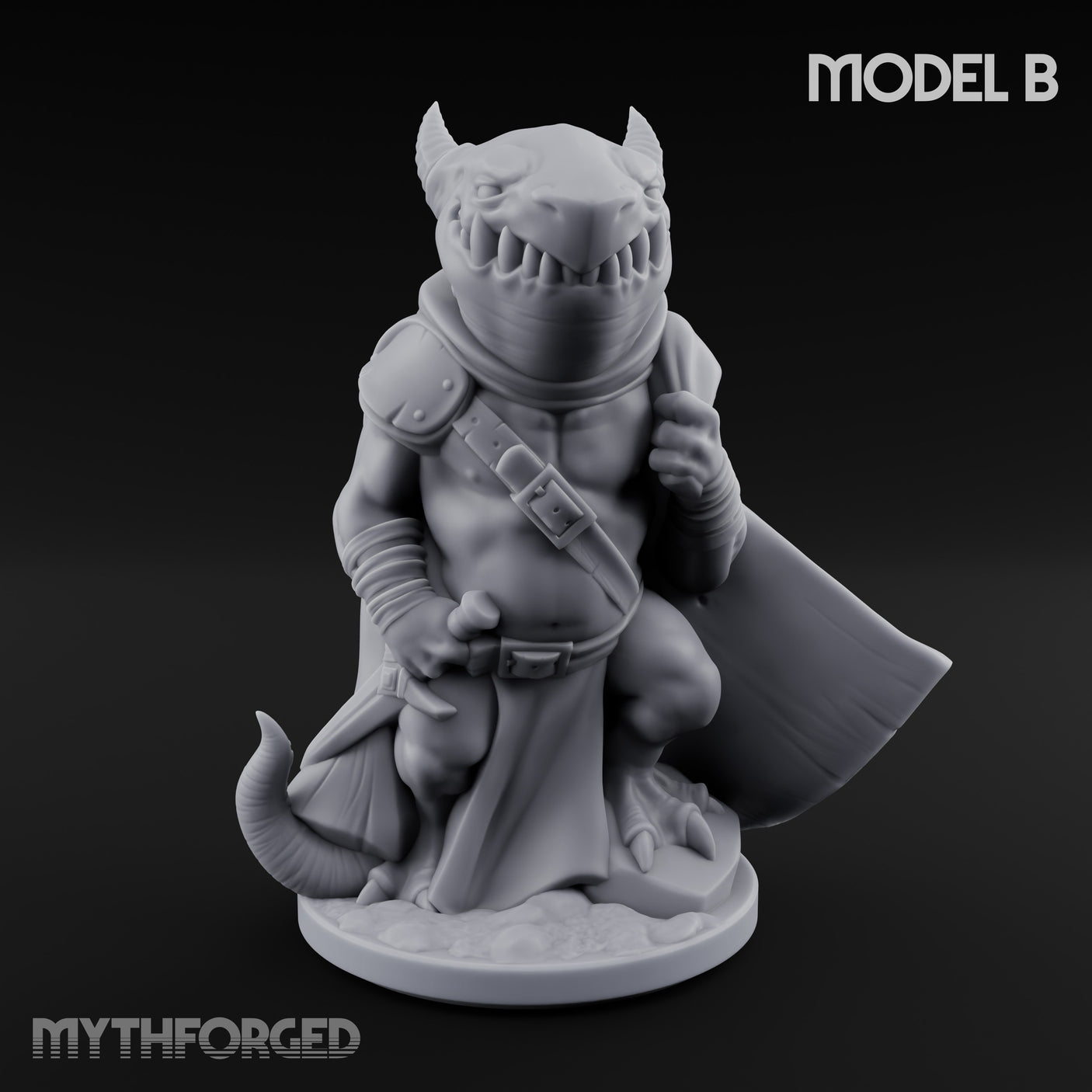 Sneaky Blade Wielding Kobold Rogue B Miniature for Dungeons and Dragons, Pathfinder or other TTRPGs