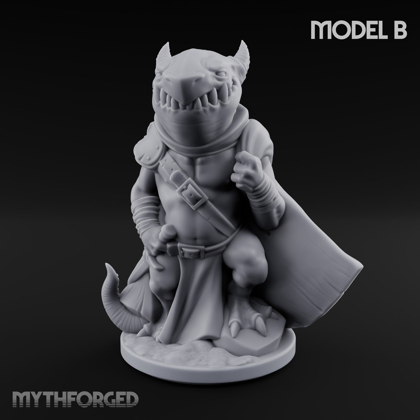 Sneaky Blade Wielding Kobold Rogue B Miniature for Dungeons and Dragons, Pathfinder or other TTRPGs