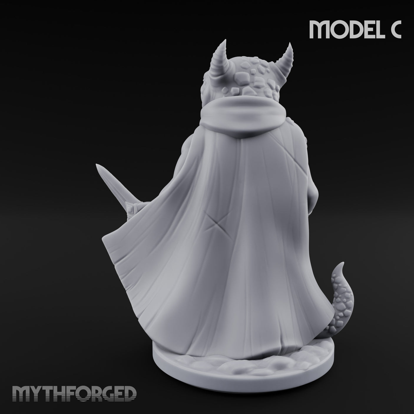 Sneaky Blade Wielding Kobold Rogue C Miniature for Dungeons and Dragons, Pathfinder or other TTRPGs