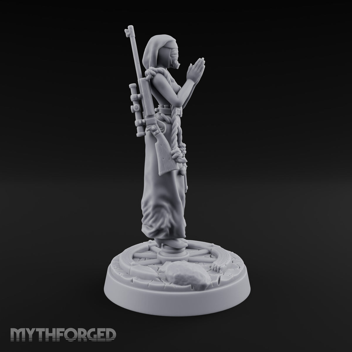 Saying Her Prayers Human Sniper Priestess — NSFW