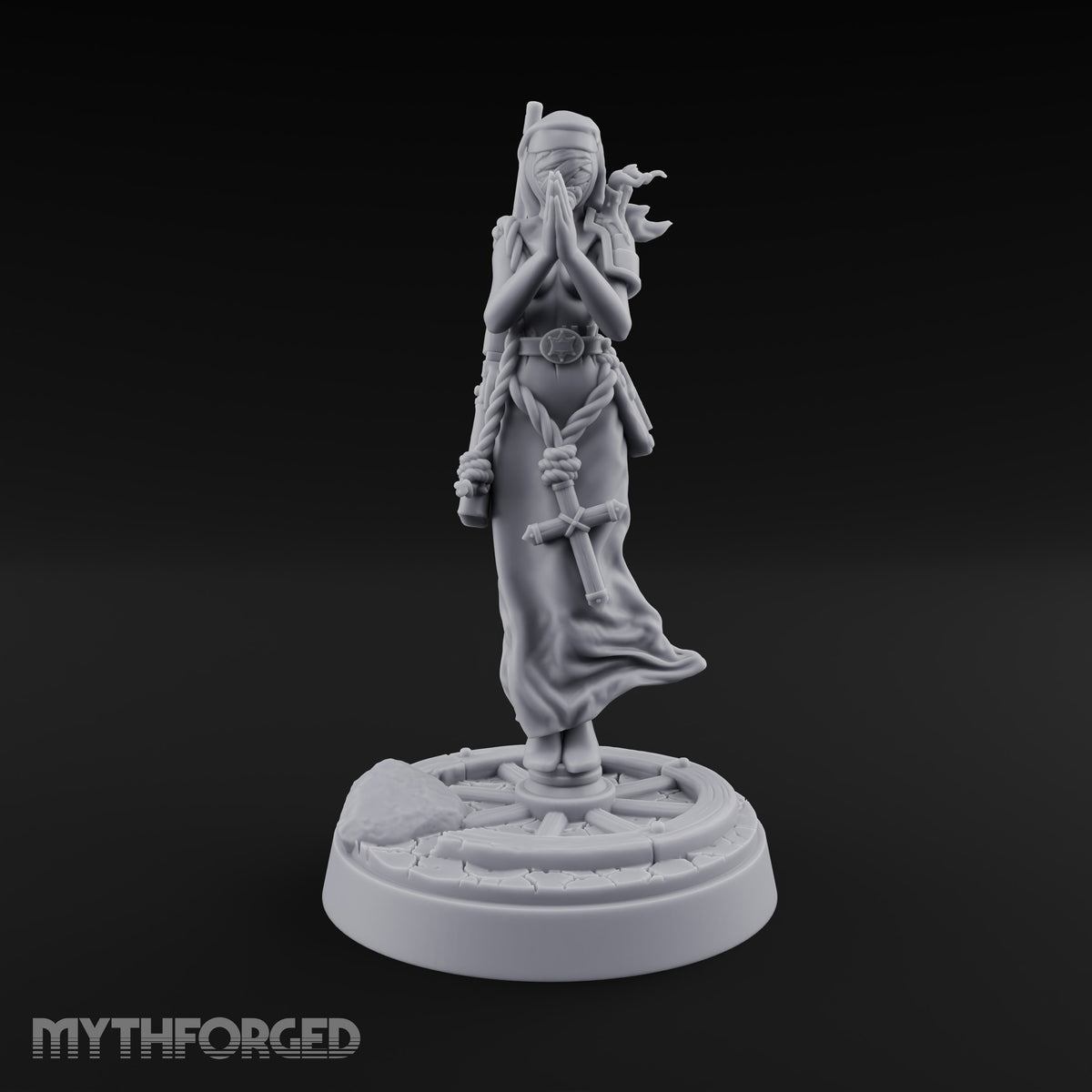 Saying Her Prayers Human Sniper Priestess — NSFW
