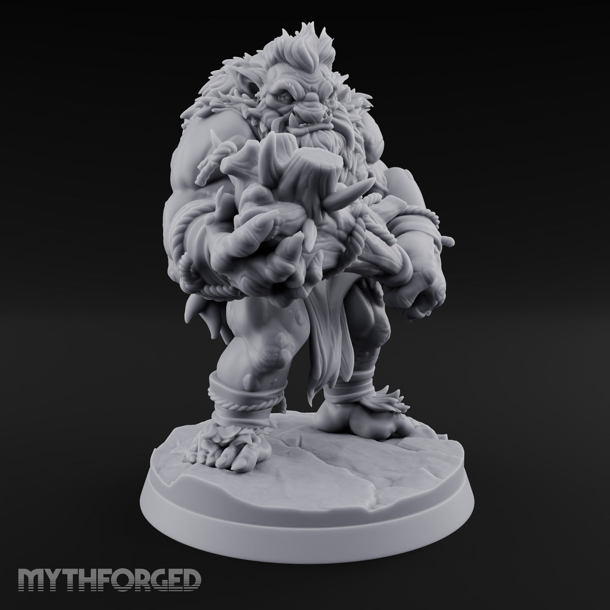 Bound in Rope Snow Troll C