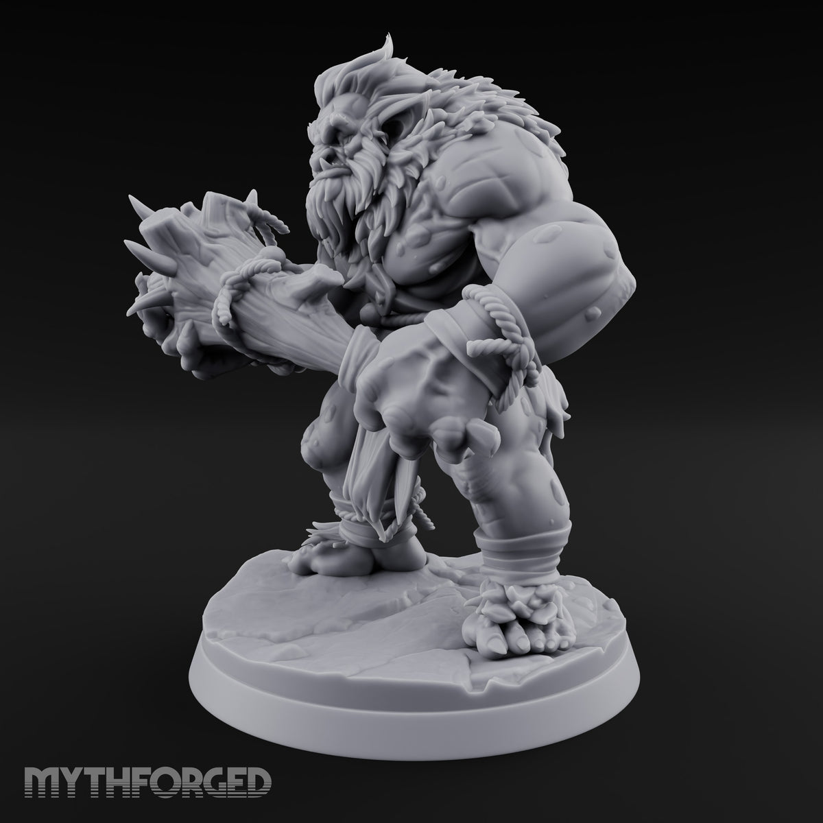 Bound in Rope Snow Troll C