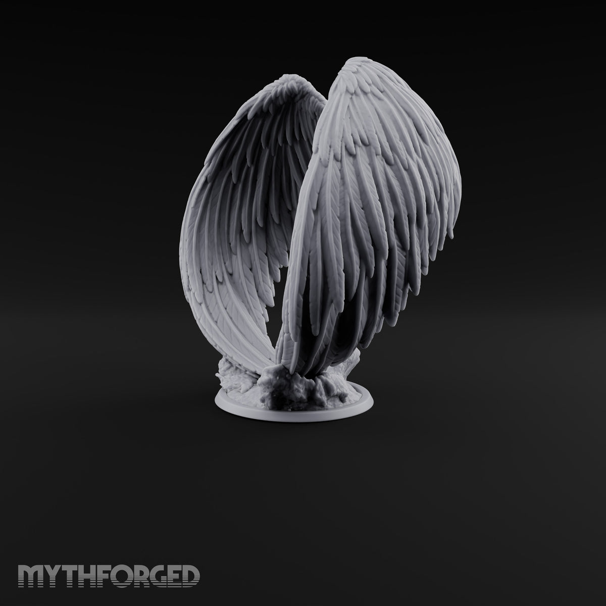 Wings Wide, Halo Optional Deva Winged Armoured Warrior