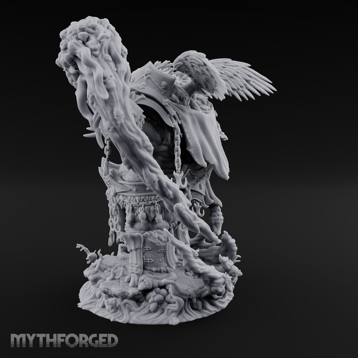 Soul Draining Demon Lord Miniature for Dungeons and Dragons, Pathfinder or other TTRPGs