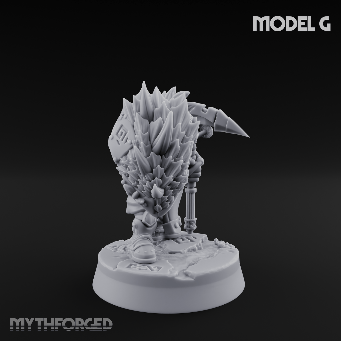 Smoke Venting Dwarf Gadgeteer Miniature for Dungeons and Dragons, Pathfinder or other TTRPGs