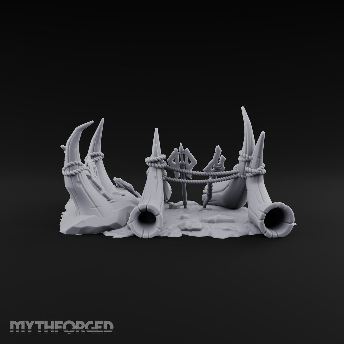 Where the Badlands Grow Teeth Horned Badlands Terrain Piece G