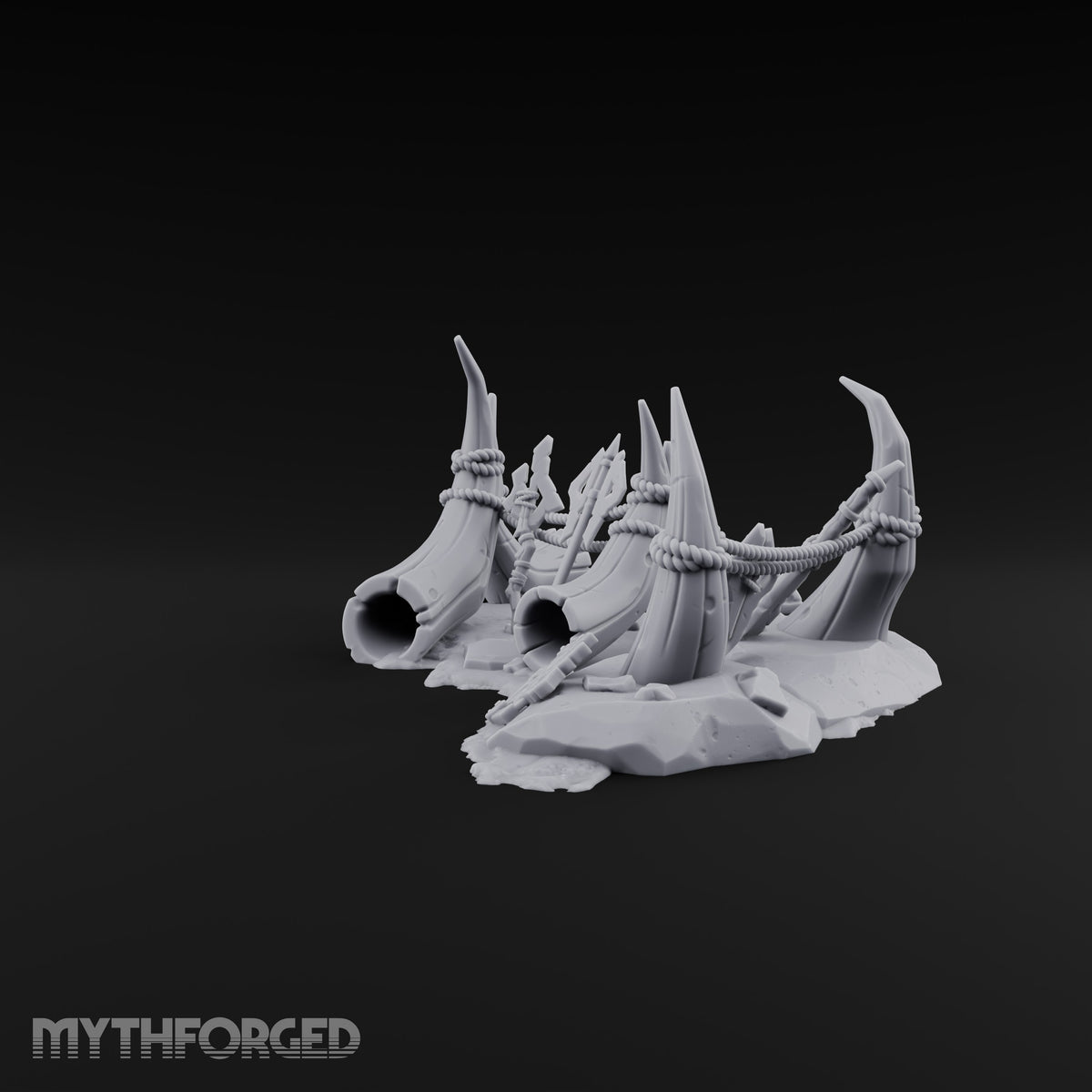 Where the Badlands Grow Teeth Horned Badlands Terrain Piece G