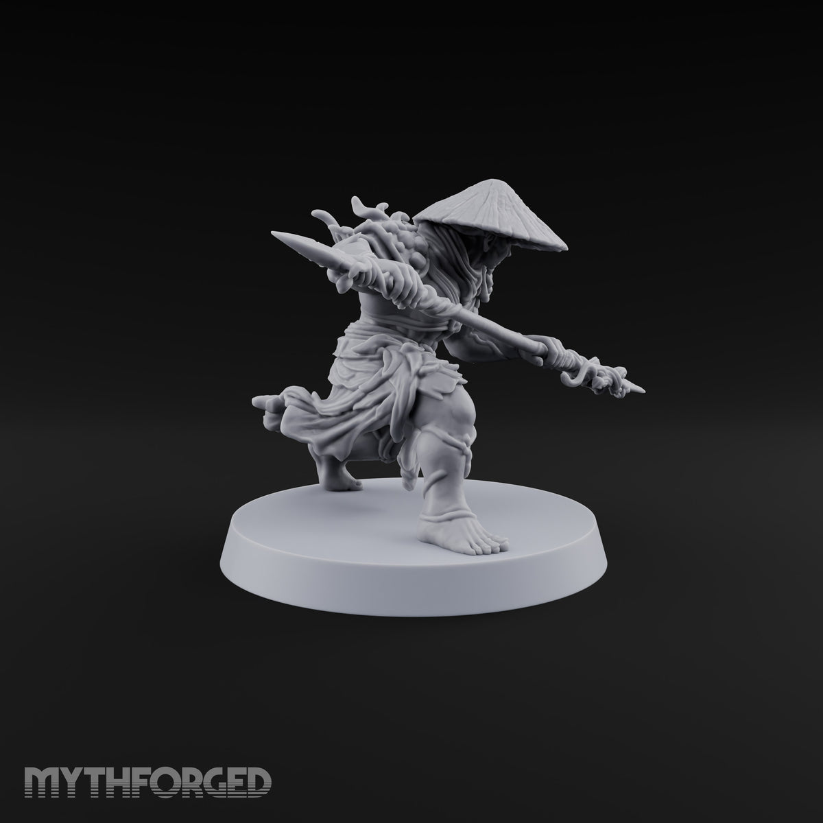 Hat Low, Spear Lower Myconid Spear Warrior B