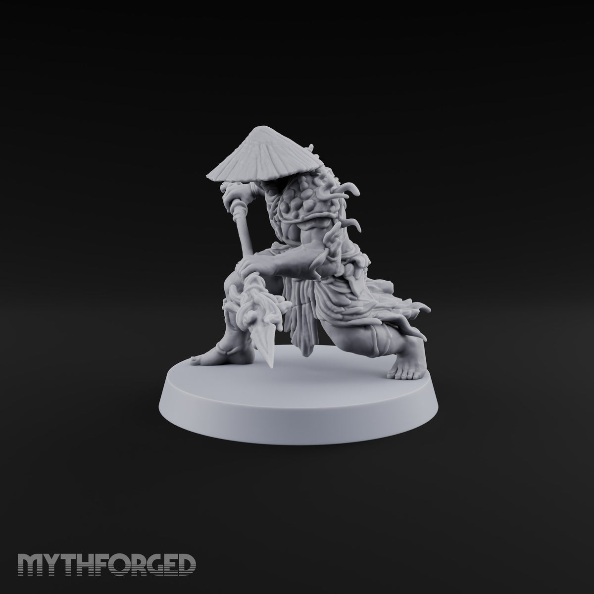 Hat Low, Spear Lower Myconid Spear Warrior B