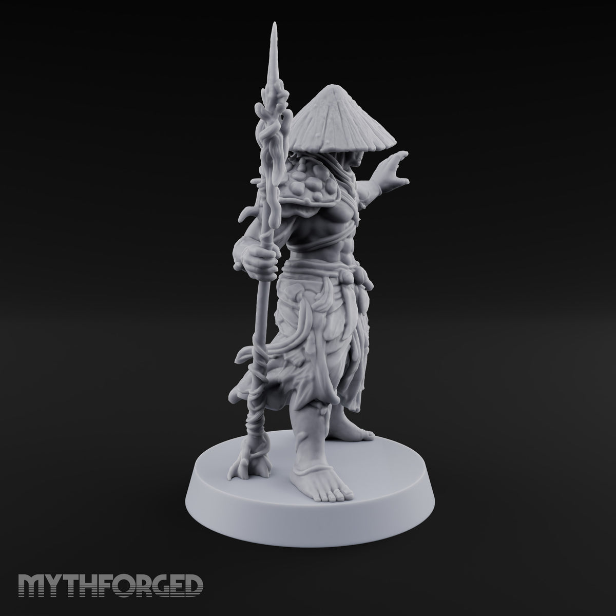 Hat Low, Spear Lower Myconid Spear Warrior C