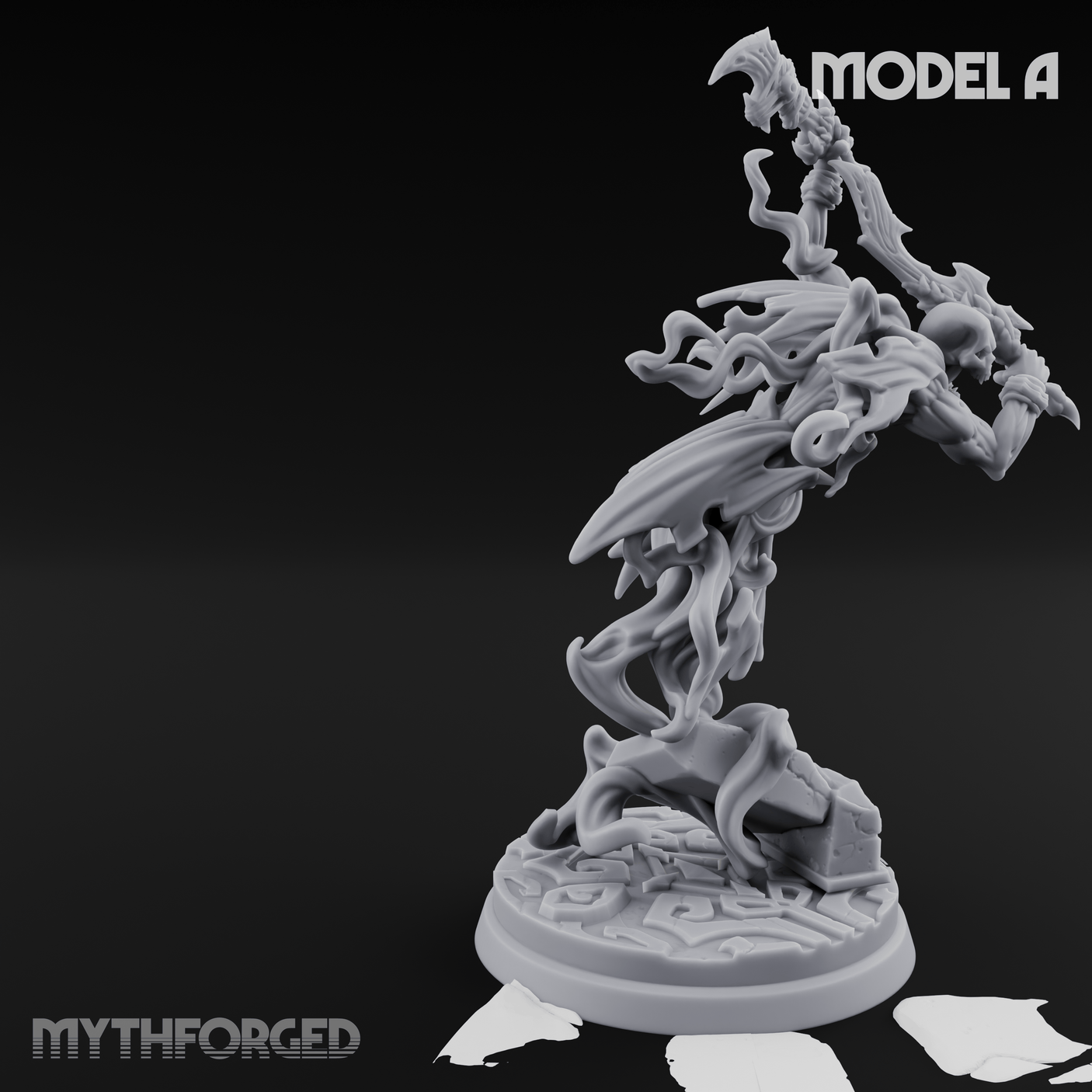 Clawing Through The Veil Specter Wraiths A Miniature for Dungeons and Dragons, Pathfinder or other TTRPGs