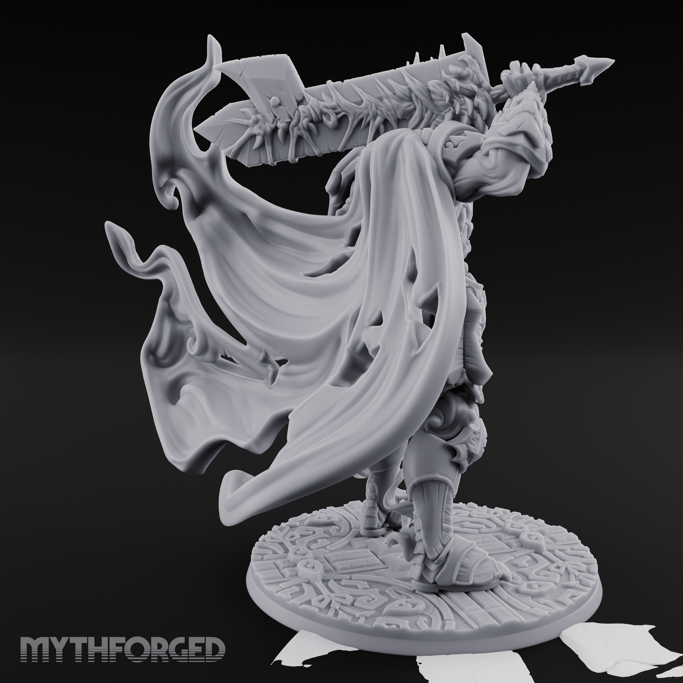 Robes Billowing Menacingly Specter Lord Miniature for Dungeons and Dragons, Pathfinder or other TTRPGs