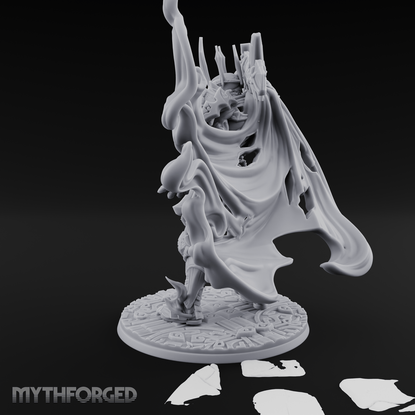 Robes Billowing Menacingly Specter Lord Miniature for Dungeons and Dragons, Pathfinder or other TTRPGs