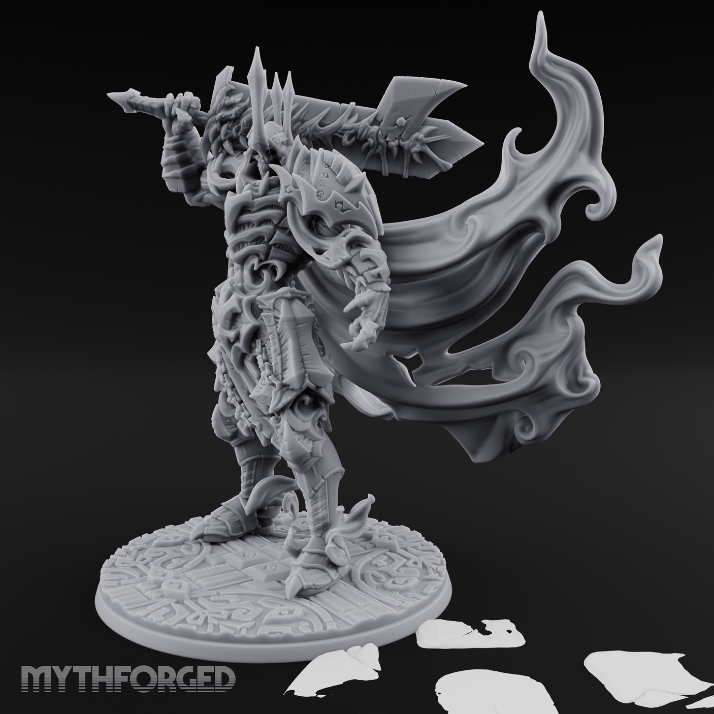 Robes Billowing Menacingly Specter Lord Miniature for Dungeons and Dragons, Pathfinder or other TTRPGs