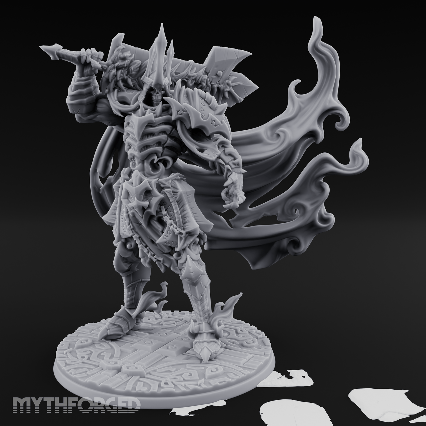 Robes Billowing Menacingly Specter Lord Miniature for Dungeons and Dragons, Pathfinder or other TTRPGs